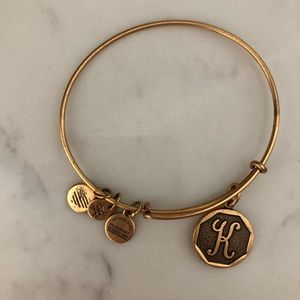 Alex and Ani “K” gold bracelet